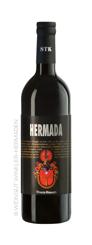 40 Plus Rotwein Hermada